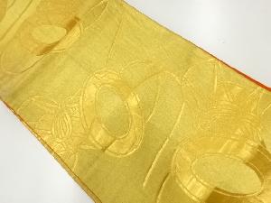 アンティーク　鼓模様織出し全通袋帯（材料）